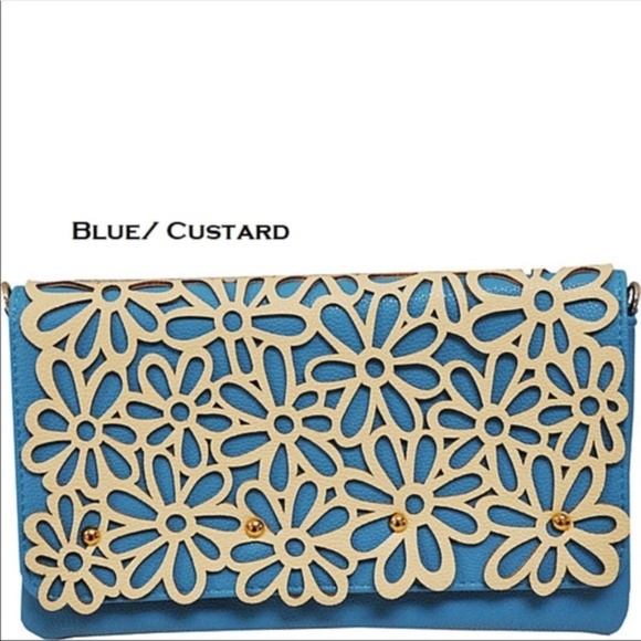 Floral Statement Crossbody/Clutch - Picture 1 of 1